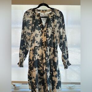 Mahi Gold Linen Megan Dress